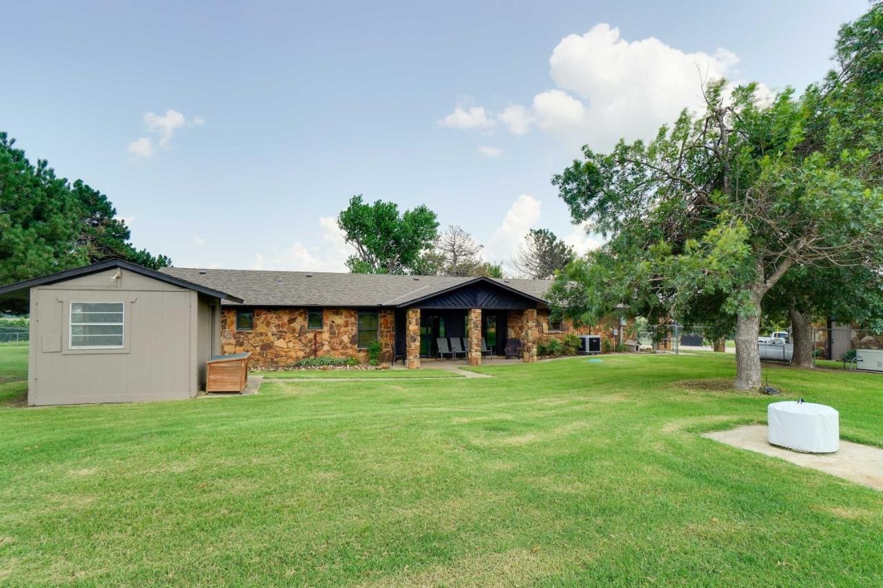 Spacious Country Home Near Ft Sill And Medicine Park Lawton Exteriör bild